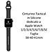 Cinturino 456 Originale Silicone Per Apple Watch 1-2-3-4-5-6-7-8-se 38 40 41mm Black - Foto miniatura 2