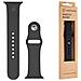 Cinturino 456 Originale Silicone Per Apple Watch 1-2-3-4-5-6-7-8-se 38 40 41mm Black - Foto miniatura 1