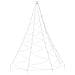 Albero Parete Gancio Metallico 260 Led Blu 3 M Interno Esterno - Foto miniatura 2