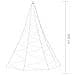 Albero Parete Gancio Metallico 260 Led Blu 3 M Interno Esterno - Foto miniatura 4
