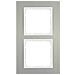 Berker 10123904 Alluminio, Bianco Placca Copripresa E Copri Interruttori - Foto miniatura 1