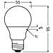 Ledvance A Lampadina Led E27 Opale 4,9w 470lm 2700k Ip20 200° [lv-4099854049460] - Foto miniatura 2