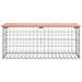 Panca Da Giardino Design Gabbione 103x44x42 Cm Massello Douglas - Foto miniatura 3