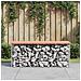 Panca Da Giardino Design Gabbione 103x44x42 Cm Massello Douglas - Foto miniatura 1