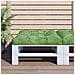 Cuscino Per Pallet Con Motivo A Foglie 80x80x12 Cm In Tessuto - Foto miniatura 1