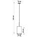 Lampadario Otto 15 Bianco Sl. 0741 - Minimalista Lampadari Bianco 125x15x15 Cm - Foto miniatura 4