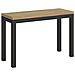 Tavolo Apribile 120/200x45/90 Cm Everyday Double Telaio Antracite - Noce - Foto miniatura 1