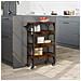 Carrello Da Cucina Rovere Fumo 53x20x76 Cm In Legno Multistrato - Foto miniatura 2