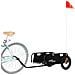 Rimorchio Da Bici Nero Oxford E Ferro - Foto miniatura 3