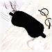 Maschera Per Gli Occhi A Forma Di Orsetto Di Peluche Black - Foto miniatura 3