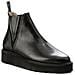 Stivaletto Da Donna In Pelle Nera Con Tacco, Slip On 38 - Foto miniatura 3
