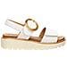 Bilbao Sandals Sandali Pelle Scarpe Donna Bianco Eu 41, 12-33505-04 - Foto miniatura 2