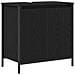 Mobile Lavabo da Bagno Nero 60x34,5x60 cm - Foto miniatura 1