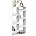 Libreria Bianca 100x33x175 Cm In Legno Multistrato - Foto miniatura 1