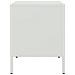 Comodino Bianco 36x39x50,5 Cm In Acciaio - Foto miniatura 6