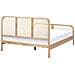 Letto Legno Di Pino Gonfaron 160 X 200 Cm Marrone Chiaro - Foto miniatura 4