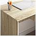 Scrivania con cassetti Rovere di Sonoma 90x49.5x75 cm legno massello - Foto miniatura 4
