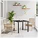 Sedie da giardino  2 pcs con cuscini Beige Rattan sintetico - Foto miniatura 2