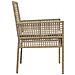 Sedie da giardino  2 pcs con cuscini Beige Rattan sintetico - Foto miniatura 6