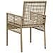 Sedie da giardino  2 pcs con cuscini Beige Rattan sintetico - Foto miniatura 7