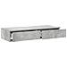 Cassetti per Letto Grigio Calcestruzzo 100x36,5x16,5 cm in Legno Ingegnerizzato di - Foto miniatura 5