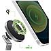 Supporto Supporto Per Auto Magnetico Con Ricarica Wireless Qi2 E Supporto Per Schermo Tesla, Argento - Foto miniatura 4