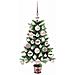 Albero di Natale con 150 LED con supporto Verde 65 cm PE - Foto miniatura 3