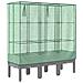 Letto Rialzato con Copertura Serra Effetto Rattan 120x40x140 cm - Foto miniatura 6
