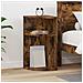 Tavolino Rovere fumé 29,6 x 29,6 x 60 cm Legno multistrato - Foto miniatura 2