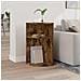 Tavolino Rovere fumé 29,6 x 29,6 x 60 cm Legno multistrato - Foto miniatura 4
