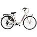 Bici Da Donna Misura 26 X 1,38 Bicicletta Linea Venere City Bike Con Cambio 6v Completa Di Accessori Con Luci A Led - 43 Bianco Rosso - Foto miniatura 1