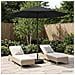Ombrello da giardino 230 x 230 cm Poliestere Rettangolare - Foto miniatura 6