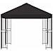 Gazebo 3 x 3 m Antracite Poliestere e Acciaio 190 gsm - Foto miniatura 3