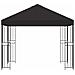 Gazebo 3 x 3 m Antracite Poliestere e Acciaio 190 gsm - Foto miniatura 4