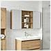 Set di Armadi da Bagno con lo scaffale 3 pcs 100 x 10,5 x 50 cm - Foto miniatura 4