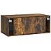 Mobile Porta TV da Muro 78,5 x 41 x 30 cm Rovere Fumo - Foto miniatura 6