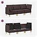 Set di divani modulari con spazio di archiviazione 3 pcs - Foto miniatura 8