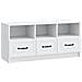 Mobile TV Bianco 102 x 34,5 x 47 cm Legno ingegnerizzato - Foto miniatura 1