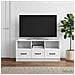 Mobile TV Bianco 102 x 34,5 x 47 cm Legno ingegnerizzato - Foto miniatura 2