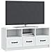 Mobile TV Bianco 102 x 34,5 x 47 cm Legno ingegnerizzato - Foto miniatura 3