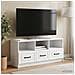 Mobile TV Bianco 102 x 34,5 x 47 cm Legno ingegnerizzato - Foto miniatura 4