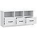 Mobile TV Bianco 102 x 34,5 x 47 cm Legno ingegnerizzato - Foto miniatura 5