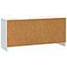 Mobile TV Bianco 102 x 34,5 x 47 cm Legno ingegnerizzato - Foto miniatura 8
