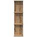 Scaffale da parete 2 pz Rovere Artigianale 25 x 15 x 100 cm - Foto miniatura 4