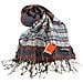 Sciarpa Uomo Pashmina Stropicciata Jc3399 Bordeaux - Foto miniatura 1