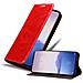 Custodia Compatibile Con Meizu 16xs In Rosso Mela - Coperchio Protettiva Con Chiusura Magnetica, Funzione Stand E Tasca Per Le Carte - Foto miniatura 1