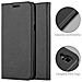 Custodia Compatibile Con Lg X Power In Nero Di Notte - Coperchio Protettiva Con Chiusura Magnetica, Funzione Stand E Tasca Per Le Carte - Foto miniatura 5