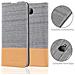 Custodia Compatibile Con Nokia Lumia 650 In Grigio Chiaro Marrone - Coperchio Protettiva Con Chiusura Magnetica, Funzione Stand E Tasca Per Le Carte - Foto miniatura 2