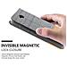 Custodia Compatibile Con Nokia Lumia 650 In Grigio Chiaro Marrone - Coperchio Protettiva Con Chiusura Magnetica, Funzione Stand E Tasca Per Le Carte - Foto miniatura 6