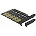 Pci Express X16 Card To 5 X Internal M. 2 Key B / Sata - Speicher-controller - M. 2 - M. 2 Card Low-profile - 6 Gbit / s - Pcie 3.0 X16 (90435)  - Foto miniatura 1